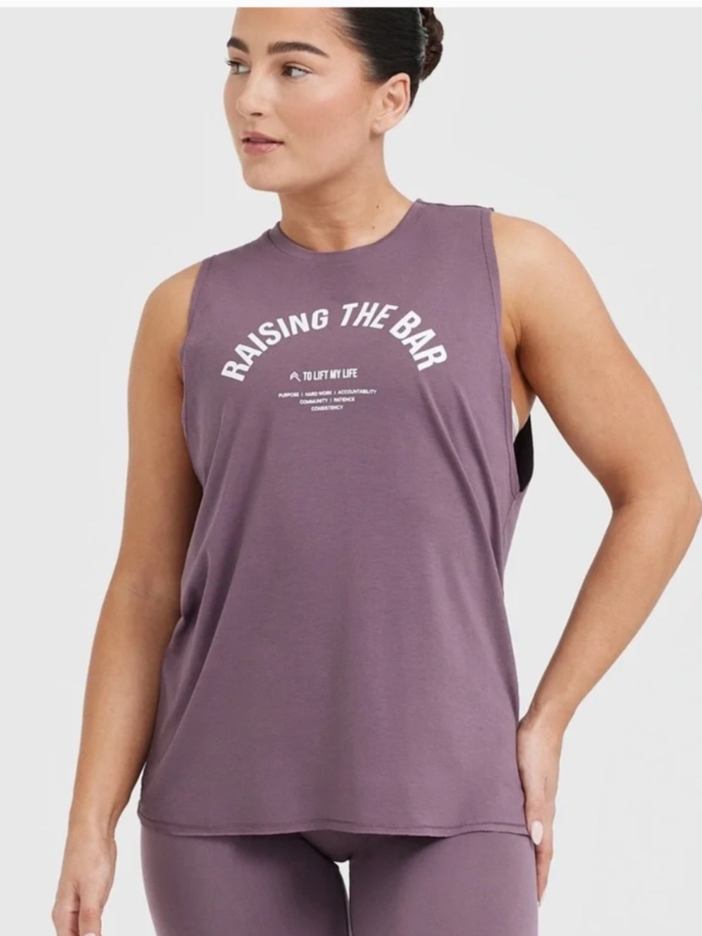 Oner Active raising the bar tank - vintage purple